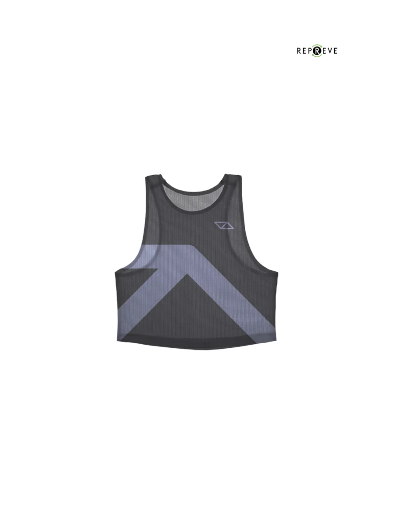 Verba Classic Dark Gray Violet Crop Singlet Women