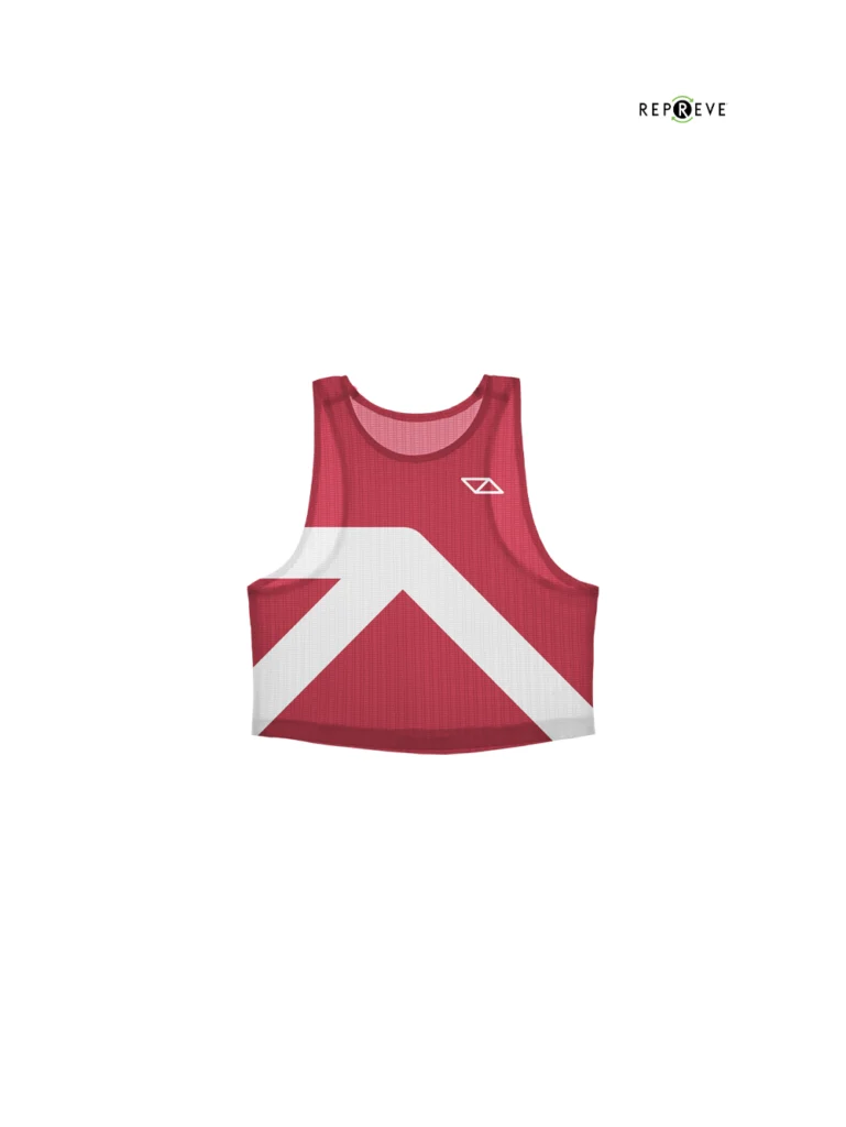 Verba Classic Ruby Red Crop Singlet Women