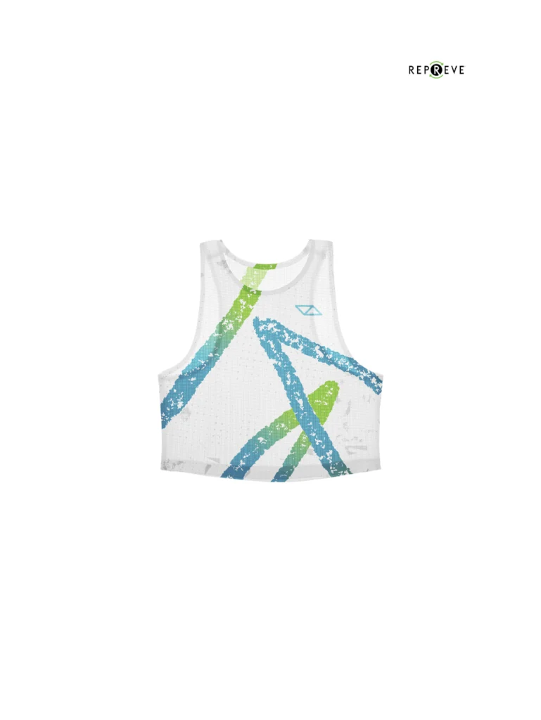 Nucleus White Crop Singlet Women
