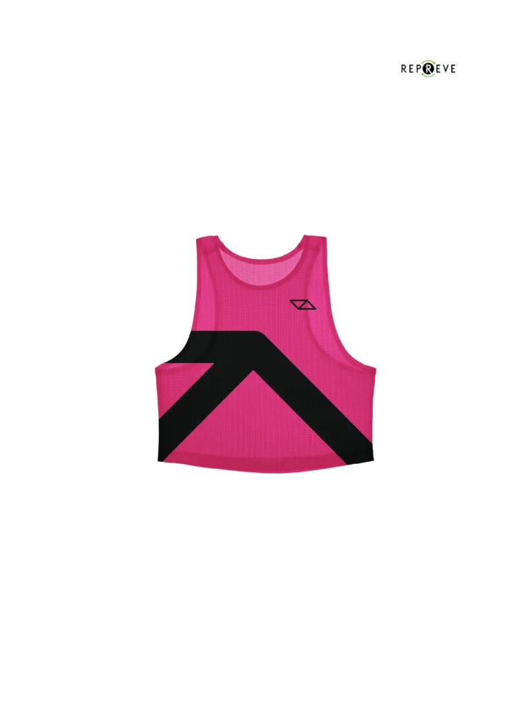 Verba Classic Pink Shadow Crop Singlet Women