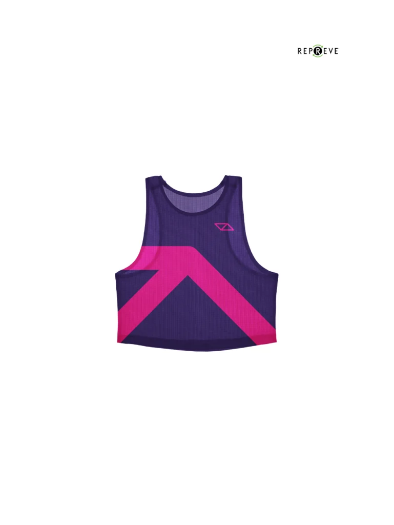 Verba Classic Violet Pink Crop Singlet Women
